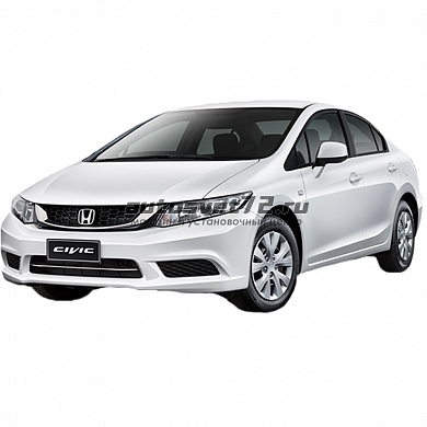 Стекла фар Honda Civic 9 4d 2011-2015 Левое